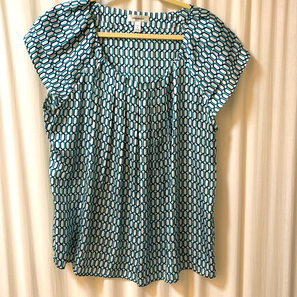 Dress Barn Geometric Soft Top - Picture 2 of 4
